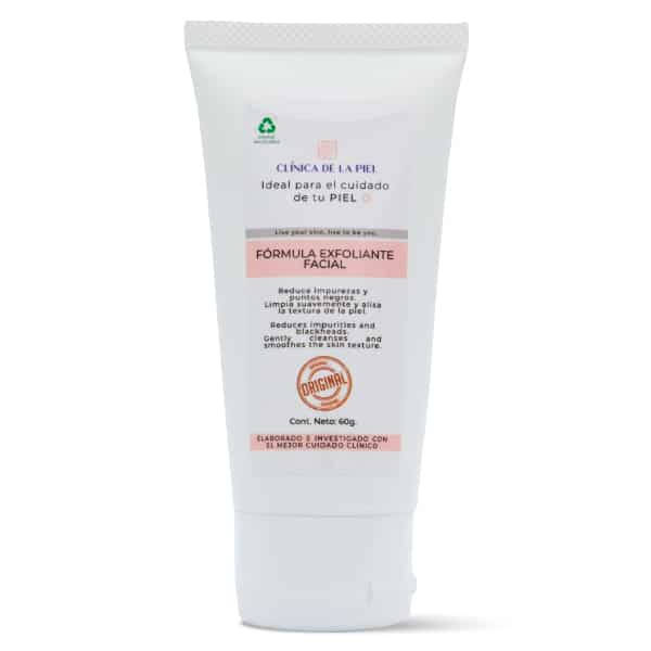 Fórmula exfoliante facial